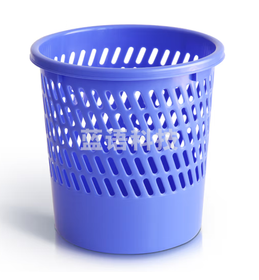 得力9553圆形字纸篓(紫)(只)优质耐用圆纸篓/清洁桶/垃圾桶