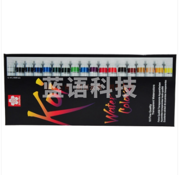 樱花(SAKURA)Koi水彩颜料美术绘画 18色全透明水彩套装 XMW18L 12ml/支【 进口】