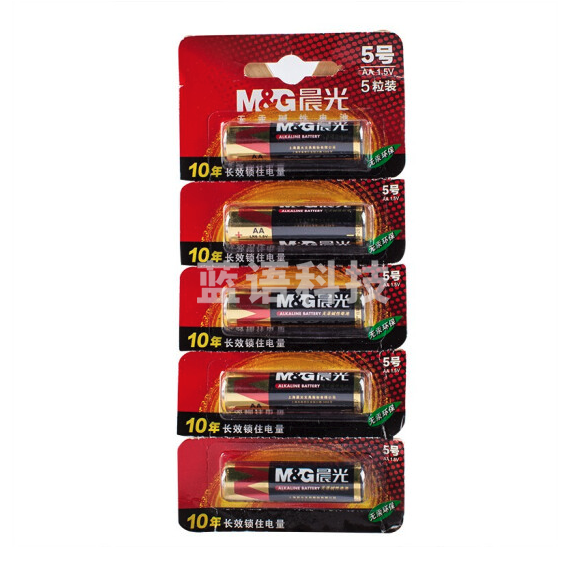 晨光5号碱性电池(5粒可撕装)ARC92566