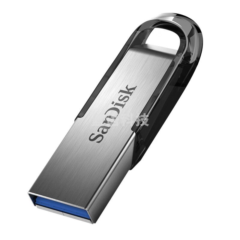 闪迪 (SanDisk) 64GBU盘 安全加密 高速读写 学习办公投标 电脑车载 金属优盘 USB3.0