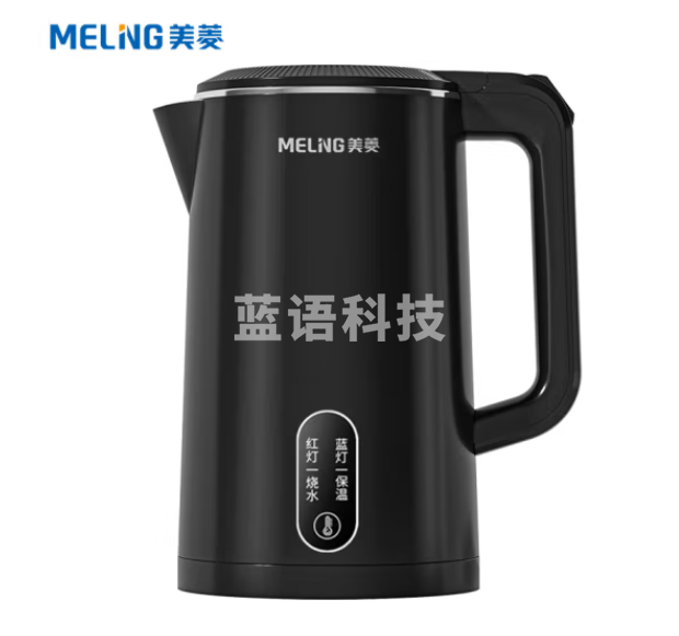 美菱(MeiLing)电水壶烧水壶 家用1.8L双层防烫热水壶 304不锈钢内胆电热水壶MH-A1829  MCXA03031039345884
