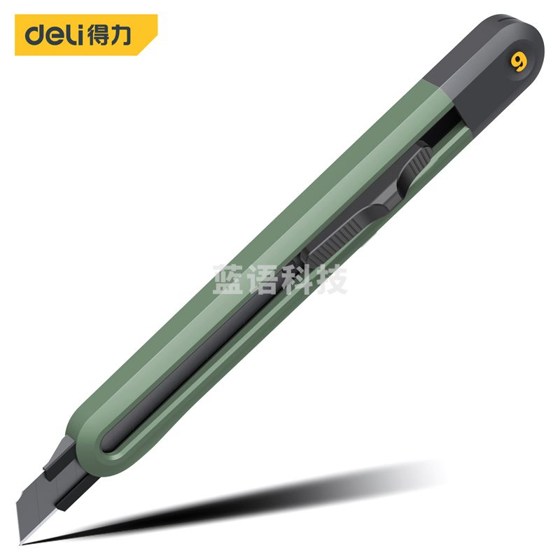 得力工具HT4009L_home系列美工刀9mm(绿)(把)