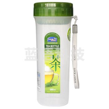 乐扣乐扣HPL935 塑料水杯PP5号材质 便携防漏杯户外运动水壶 绿色480ml