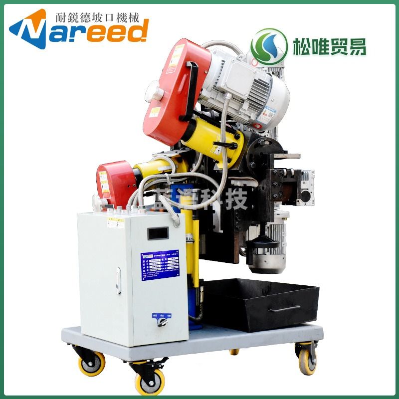 A 恒启 HQ007 自动行走电动破口机 不锈钢板材小型平板大钢板铣边倒角坡口机 教学仪器