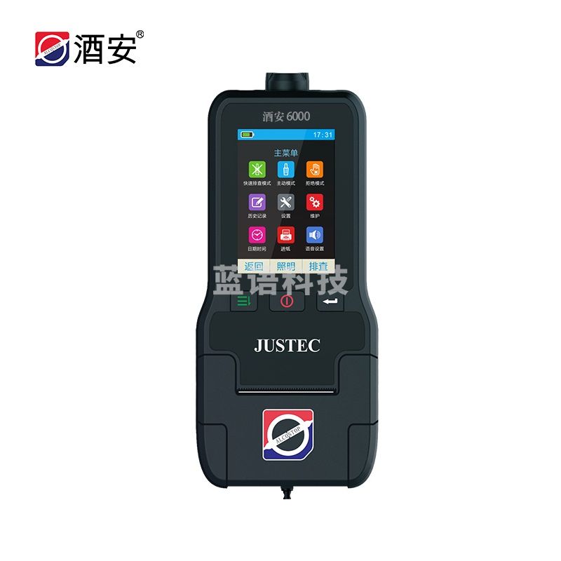酒安   6000、6000S 智能双系统 酒精测试仪 打印一体 气体检测管