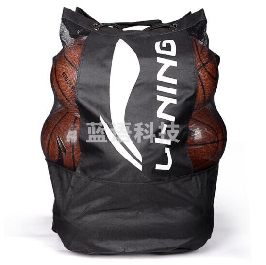 李宁LI-NING篮球包LBSK031-1 大号球袋足球排球训练专用收纳大网袋球包 TY.1317