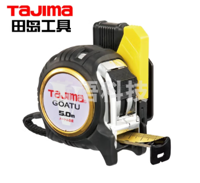 田岛TAJIMA 1001-1893 刚厚配安全别扣JIS丙烯基双面厚尺带5mx25mm