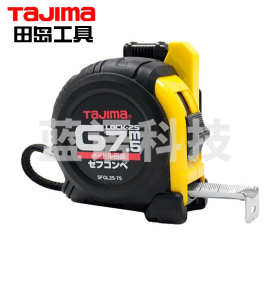 田岛TAJIMA 1001-1661 GLOCK卷尺配安全别扣7.5mx25mm