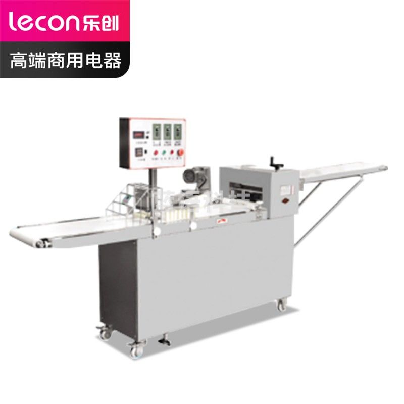 乐创（lecon）商用和面机大型刀切馒头机不锈钢加厚机身全自动切馒头机1000-9000个/h 220V LC-MD-150