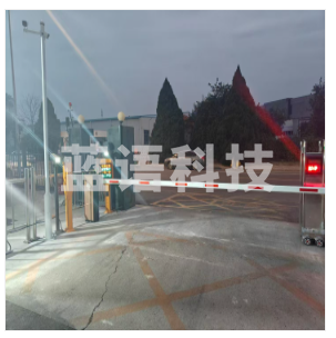 道闸杆八角伸缩杆红白款