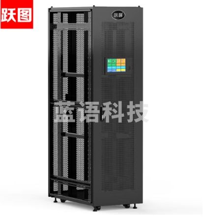 跃图智能恒温机柜一体化机柜42U网络机柜门禁照明温湿度烟雾电流电压监测自动恒温散热ACT6642-H