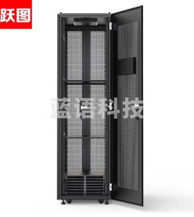 跃图智能恒温机柜一体化机柜42U服务器机柜门禁照明温湿度烟雾电流电压监测自动恒温散热ACT6942-H