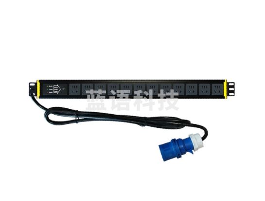 大唐保镖 pdu机柜插座 三合一保护12位32a电源插排 HP7805