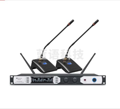 麦谷Micgrain MG8320一拖二 四无线会议鹅颈麦克风 手持领夹头戴话筒开会用 MG8320一拖二会议长杆