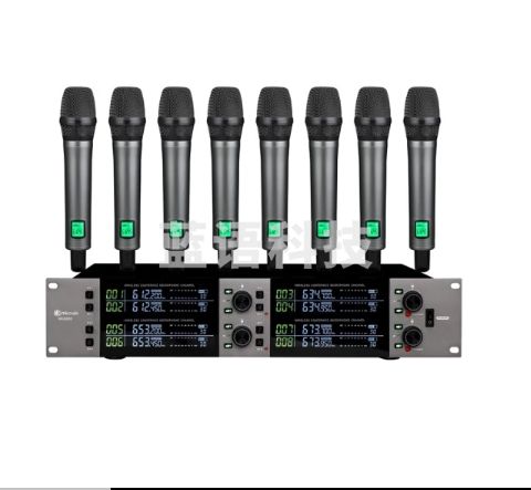 麦谷Micgrain MG6680无线一拖八鹅颈会议麦克风会议室录播专用 手持