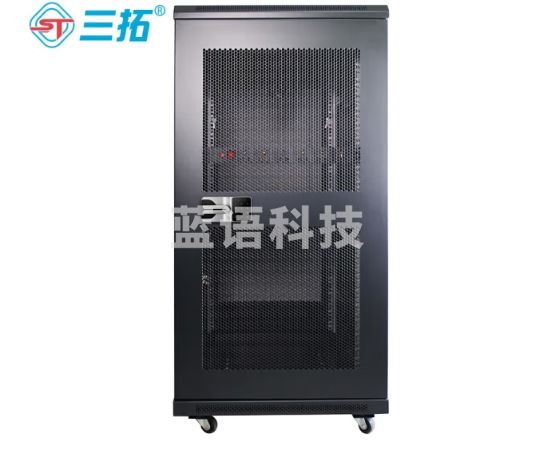 三拓 网络服务器机柜 密码指纹锁2米高600宽1000深 加厚 MZ.6042