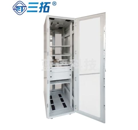 三拓 机柜2米 网络服务器机柜42U1000深 十六折型材  加厚19英寸标准机柜 ST.6042G