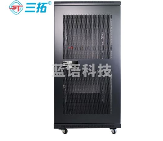 三拓 网络服务器机柜 密码指纹锁2米高600宽600深 加厚 MZ.6642