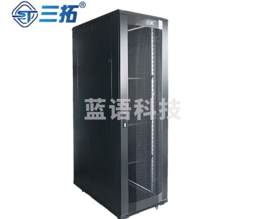 三拓 网络服务器机柜高1100mm*1000mm*900mm（前后网门立柱850含7托盘）黑ST.10911