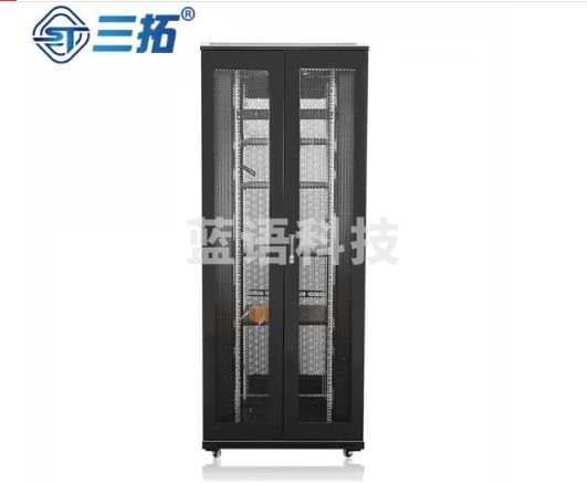 三拓 机柜2米42U服务器机柜600宽1000深 网络机柜 19英寸机房机柜 加厚型材 ST.6042X