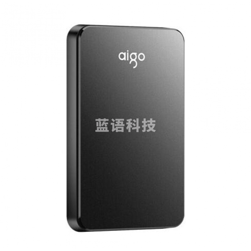 爱国者 (aigo) 1TB USB3.0 移动硬盘 HD809 黑色 稳定高速传输 简约设计 睿智之美 商务便携