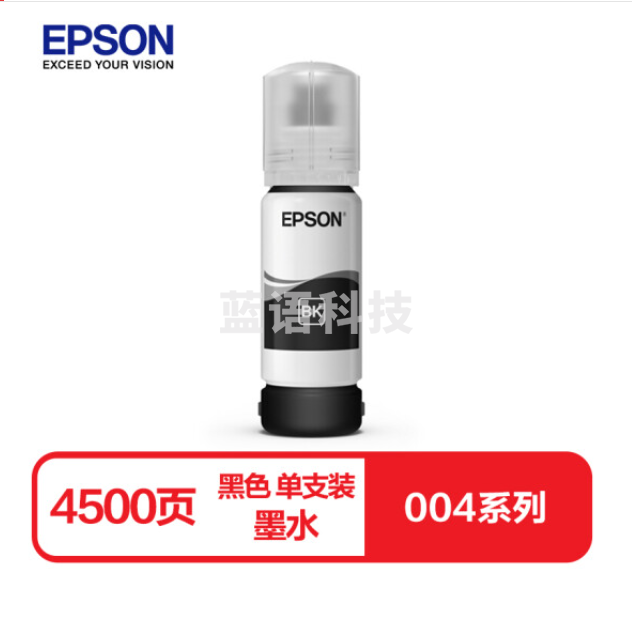 爱普生 004系列T00U1墨水黑色单只装