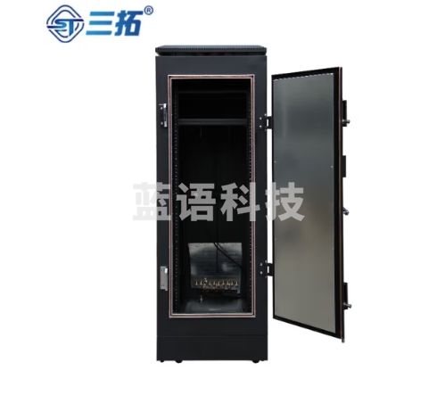 三拓 屏蔽机柜C级电磁防泄漏柜1.5米26U高1550宽700深980保密涉密网络服务器机柜ST.7926