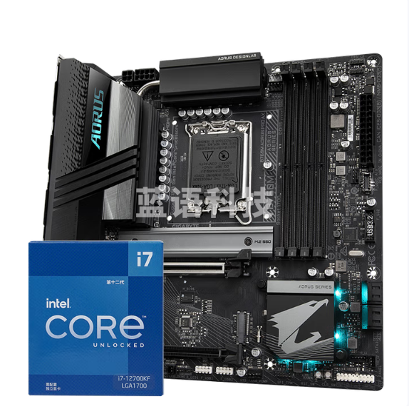 技嘉B760M AORUS PRO AX+i7-12700KF