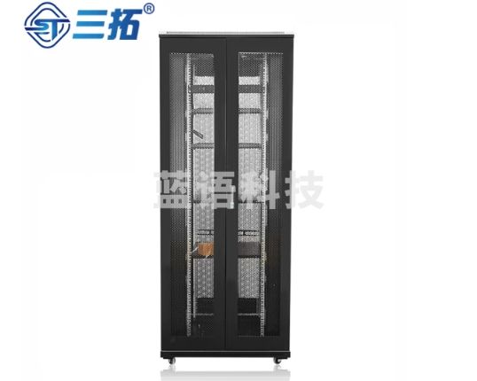 三拓 机柜42u网络机柜2米服务器机柜宽800深1000 加厚钢板后门双开19英寸标准ST.8042