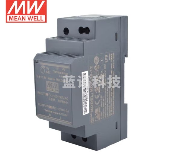 明纬(MEANWELL)开关电源12V 2A 导轨安装 HDR-30-12