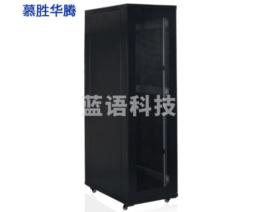 慕胜华腾 HT.6042 加厚款2米高服务器机柜42u监控交换机19英寸标准1000深服务器网络机柜 后双开门