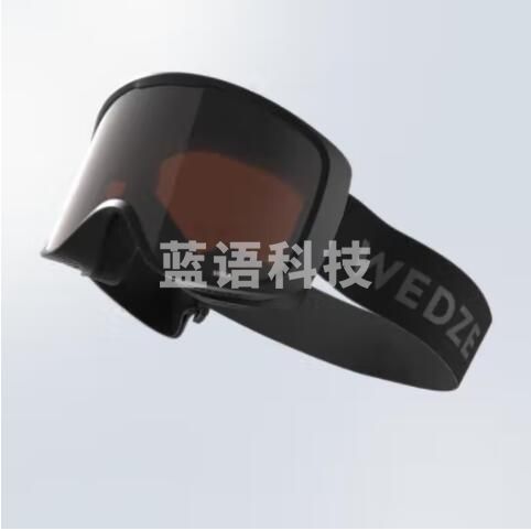 迪卡侬滑雪防雾近视眼镜防护装备成人护目镜WEDZE黑色S头围<55cm4785971