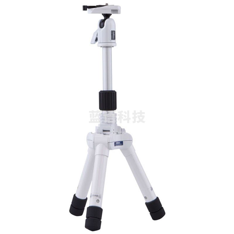 金钟 UT-43MQ mini 白色 反折便携式三脚架云台套装 工作高度96cm 承重6KG 自重840g