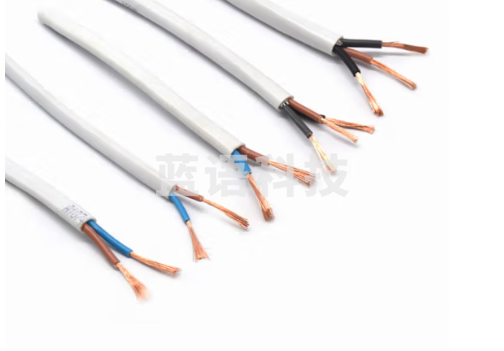 津达线缆3芯多丝护套软铜线RVV 3*2.5平方白色  47米长