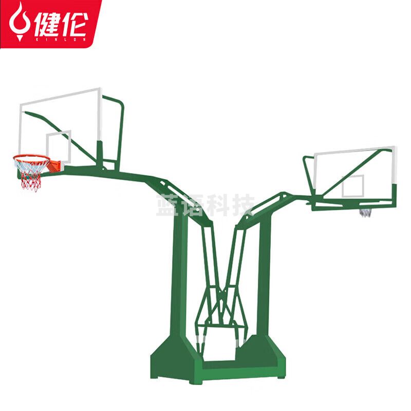 健伦（JEEANLEAN）JL-5145篮球架室外标准比赛训练移动式海燕式双翼凹箱