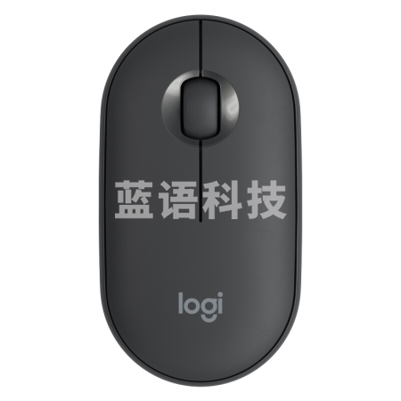 罗技(Logitech)Pebble鹅卵石 鼠标 无线蓝牙鼠标 办公鼠标 静音鼠标 便携鼠标 对称鼠标 石墨黑