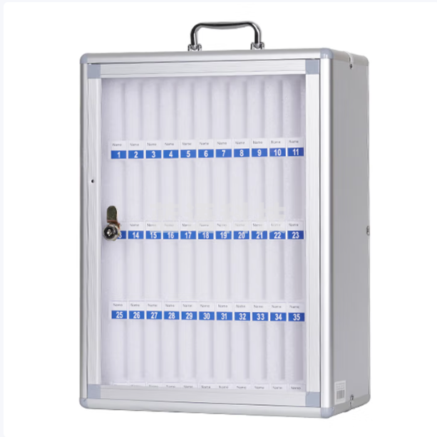 手机保管  箱手机存放存放铝合金带锁48位