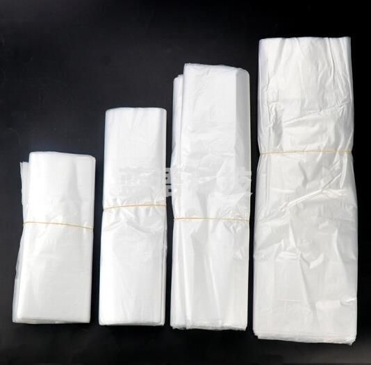  冰禹 BYzx-06 白色加厚塑料袋垃圾袋 背心式手提清洁袋 加厚38*58cm 500只(超大号))5丝