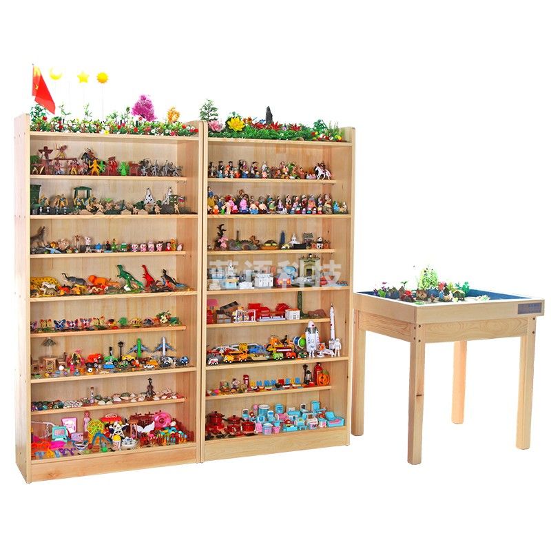 伍贰伍 WEW-SP1200 心理咨询室 游戏实木玩具模型展示架辅导中小学心理咨询室沙盘游戏套装（单位：套）