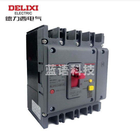 德力西  4P 160A 空气开关  塑壳断路器