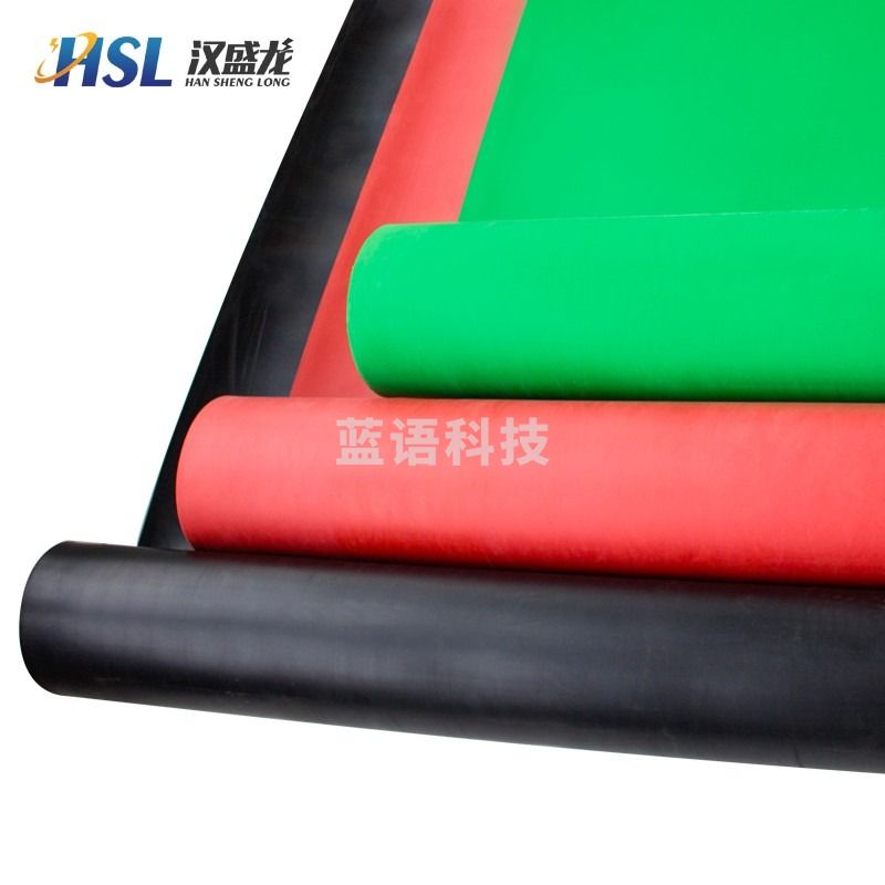 惠翌 汉盛龙 6mm厚1米绿色 *5米15KV配电室绝缘胶垫高压绝缘胶板高压垫胶皮配电房地毯 教学仪器
