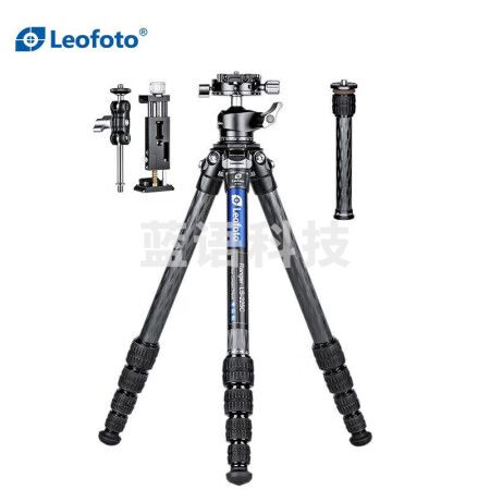 徕图（Leofoto）LS-225C套装+AM-1+PC-90II+DC-222C无中轴碳纤维三脚架套装