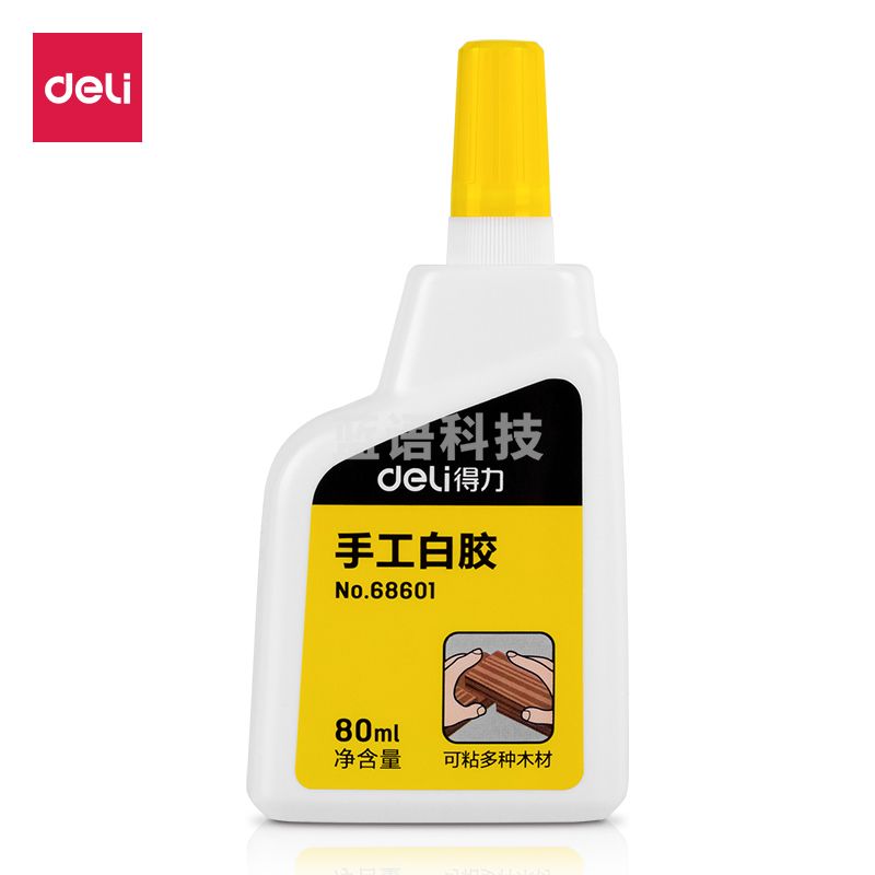 得力(deli)68601 80ml高粘性白胶（瓶）
