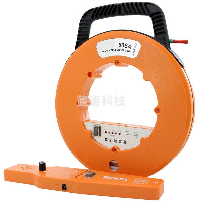 实验教学仪器器材胜利仪器 管道测堵器 管道测堵仪（30米） VICTOR 508A 其他专用仪表