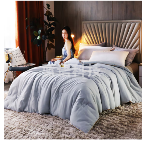 南极人NanJiren 桑蚕丝夏凉被子夏被150*200cm 空调被芯提花蚕丝被床上用品