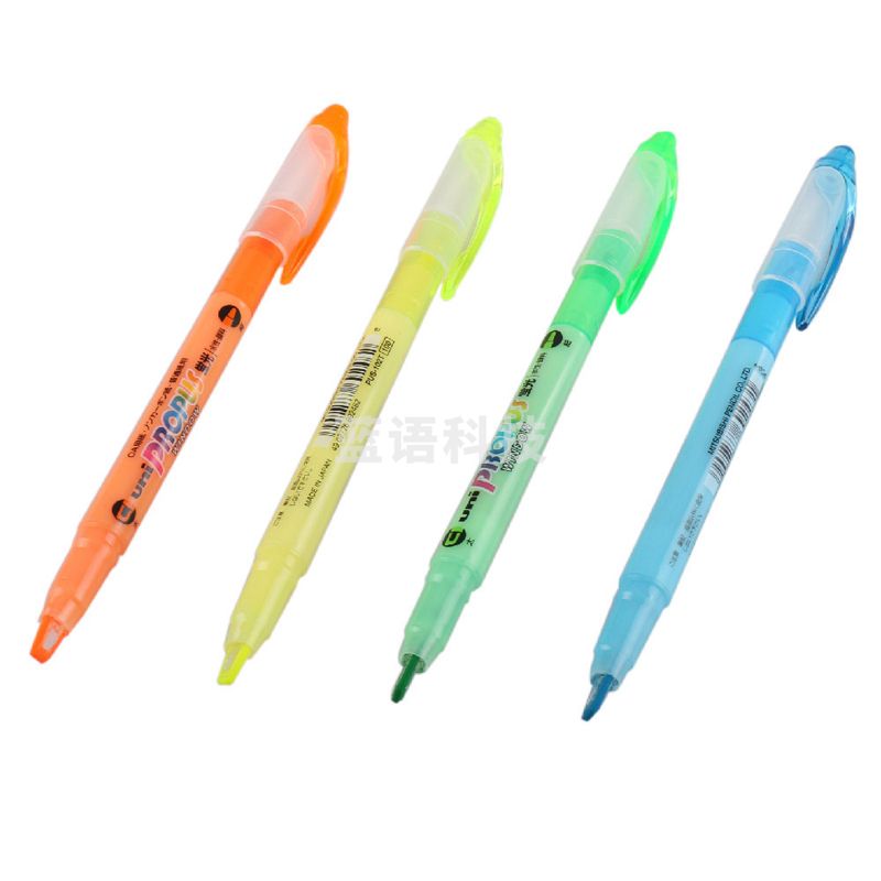 三菱PUS-102T 透明视窗荧光笔 橙色