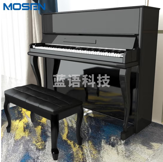 莫森（MOSEN）MS-121B立式钢琴 88键初学者考级演奏真钢琴1-10级121CM 星空系列