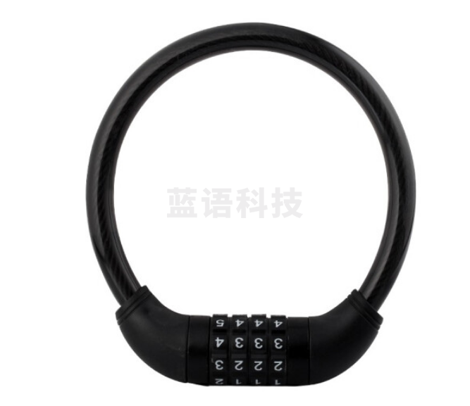 梅花（BLOSSOM）摩托车锁电瓶车锁自行车锁头盔锁碟刹锁1505E 40cm