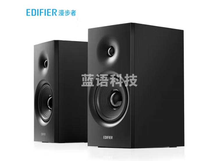 漫步者（EDIFIER）R1080BT 桌面2.0声道电脑音响 蓝牙音箱 木质音响 台式机笔记本音响 黑色