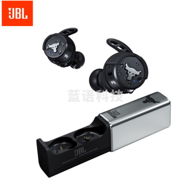 JBL FLASH X ROCK 蓝牙真无线耳机 无线运动耳机防水防汗 苹果华为安卓通用 安德玛联名